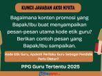 Kunci Jawaban Aksi Nyata Kode Etik Guru PPG 2025: Bagaimana Konten Promosi yang Bapak/Ibu Buat