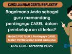 Kunci Jawaban Cerita Reflektif Modul 2 PSE Topik 1 PPG: Bagaimana Anda Memandang Pentingnya CASEL