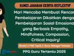 Kunci Jawaban Cerita Reflektif Modul 2 PPG 2025: Aksi Nyata Peran Guru Sebagai Teladan