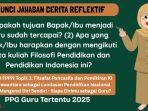 Kunci Jawaban Cerita Reflektif Modul 3 Topik 1 PPG 2025: Apakah Tujuan Menjadi Guru Sudah Tercapai?