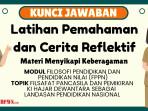 Kunci Jawaban Latihan Pemahaman-Cerita Reflektif Materi Menyikapi Keberagaman Modul FPPN Topik 1 PPG