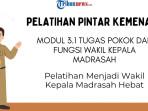 Jawaban Modul 3.1 Tugas Pokok dan Fungsi Wakil Kepala Madrasah, PINTAR Kemenag