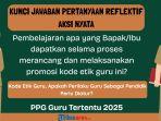 Jawaban Pertanyaan Reflektif Aksi Nyata Kode Etik Guru: Pembelajaran Apa yang Bapak/Ibu Dapatkan