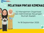 Jawaban 3.2 Manajemen Organisasi dan Administrasi Keuangan Rumah Ibadah, Pelatihan PINTAR Kemenag