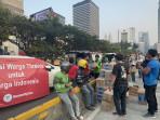 Momen Demo Mahasiswa Dekat Bundaran HI Dapat Donasi Logistik Melimpah dari ‘Warga Threads’