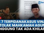 LIVE Mahkamah Agung Tolak PK 7 Terpidana Kasus Vina, Singgung Tak Ada Kekhilafan saat Mengadili