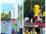 Gelombang Demo Kenaikan BBM: Massa di Jakarta Padati HI dan Monas, Demo di Makassar Bakar Ban