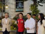 Senyum Marc Marquez Usai Bertemu Presiden Prabowo Subianto di Istana Jakarta