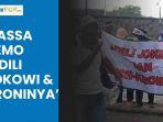 VIDEO Aksi Demo 'Adili Jokowi dan Kroninya' di Solo, Massa Kenakan Kostum Sosok Raja yang Dirantai