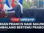 VIDEO Momen Sjafrie Sjamsoeddin Antar Menhan Prancis Naik Maung ke Kediaman Presiden Prabowo