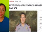 Tembus 195 Ribu Tanda Tangan Petisi Tolak PTDH Kompol Cosmas, Mercy Jasinta Tetap Ngotot Berjuang