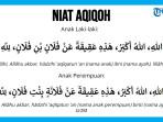 Niat Aqiqah untuk Anak Laki-laki dan Perempuan, serta Tata Caranya