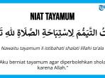 Niat Tayamum, Pengganti Wudhu dan Mandi Junub saat Tak Ada Air