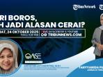Talkshow OASE Jumat, 24 Oktober 2025: Istri Boros, Sah Jadi Alasan Cerai?