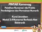 Kunci Jawaban PINTAR Kemenag: 3.4 Numerasi Berbasis Alat Elektronik