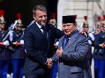 Tiba di Istana Élysée Presiden Prabowo Disambut Presiden Prancis Macron