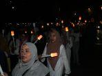 Pawai Obor Elektrik Meriahkan Malam Takbiran di Jakarta