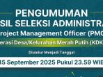 Pengumuman Seleksi Administrasi PMO Kemenkop 2025 Mundur Jadi Hari Ini, Cek Hasil di Sini