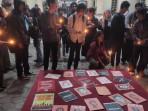 Aksi September Hitam di Yogya dan Seruan Bebaskan Kawan Kami Perdana Arie Mahasiswa UNY