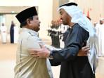 Temui Presiden MBZ, Prabowo Bahas Eskalasi Geopolitik di Timur Tengah