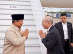 Prabowo Tiba di Osaka untuk Kunjungi Paviliun Indonesia di Osaka Expo
