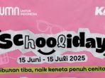 Promo Schooliday KAI 2025, Diskon Tiket Kereta hingga 20 Persen untuk Liburan Sekolah