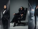 10 Prompt Gemini AI Foto Ala Mafia dengan Outfit Serba Hitam