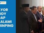 Video Sigap Beri Hormat! Begini Reaksi Mayor Teddy saat Dikenalkan Prabowo dan Disalami Xi Jinping