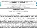 Panduan Registrasi Ulang SM-UNSRI 2025, Klik Laman Resmi reg.unsri.ac.id