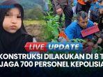 VIDEO Momen Rekonstruksi Kasus Gadis Penjual Gorengan Dilakukan di 8 TKP: Tersangka IS Dihadirkan