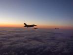Penampakan Jet Amerika Usir Pesawat-Pesawat Rusia ke Luar dari Zona Udara di Alaska