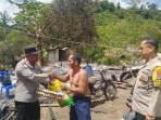 Polsek Pamukan Utara Salurkan Bantuan Sembako untuk Korban Kebakaran di Desa Batuah