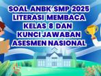 35 Soal ANBK SMP 2025 Literasi Membaca Kelas 8 dan Kunci Jawaban Asesmen Nasional