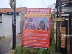 Pasutri Gendong Bayi Gondol Sepeda Warga Meruya, Wajah Pencuri Dipajang di Spanduk