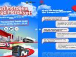 Syarat dan Ketentuan Naik Transportasi Umum Rp80 saat HUT ke-80 RI 17 Agustus 2025