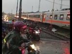 KA Harina Hantam Truk di Kaligawe Semarang, Lalu Lintas Macet Parah