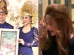 Genggam Mawar Putih saat Hadiri Resepsi Pernikahan Teuku Rassya, Tamara Bleszynski Doakan Putranya 
