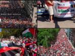 Puluhan Ribu Orang Demonstrasi di Brussels dan Madrid, Tunjukkan Solidaritas untuk Gaza