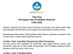 Teks Doa Upacara Hardiknas 2026 Resmi dari Kemendikdasmen RI dan Link Download PDF