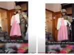 Viral Video Aksi Nakal Tentara Israel Coba Pakaian Bocah Perempuan Gaza: Baju Pink Cocok untukmu