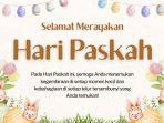 50+ Ucapan Paskah 2025 Penuh Suka Cita dan Doa dalam Bahasa Indonesia serta Inggris