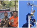 3 Aksi Unik Damkar Tolong Burung yang Nyangkut Benang Layangan di Cianjur hingga Salatiga, Viral