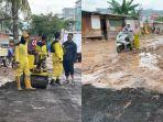 Viral Siswa SMK di Cengkareng Protes Jalan ke Sekolah Penuh Lumpur dan Membahayakan, Kini Diperbaiki