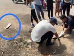 Warga Sofifi Temukan Kain Kafan di Jalan, Setelah Dicek Polisi Ternyata Berisi Ikan