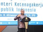 Sambut Wamenaker Afriansyah Noor, Yassierli Tegaskan Prioritas Kemnaker