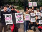 Gerakan 'Senyap' Dari Rakyat untuk Rakyat, Banjir Makanan saat Demo Mahasiswa, Zaskia Mecca Terharu