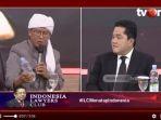Ini Kutipan Lengkap Erick Thohir Saat Bicara di ILC tvOne, Bikin Aa Gym Angkat Botol dan 'Tersengat'