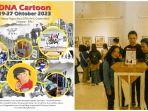 Pameran Seni Rupa Kartun Meriahkan DNA Cartoon Festival di Bali, Berlangsung hingga 27 Oktober 2023