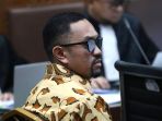 Pakai Topi Fedora, Ahmad Sahroni Akhirnya Muncul: Mohon Maaf Kalau Ada Kekurangan kepada Semua Pihak
