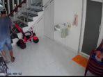 Pelaku Perampokan Ibu Muda di Binjai Ditangkap, Video Aksi Perampokan Terekam CCTV Rumah